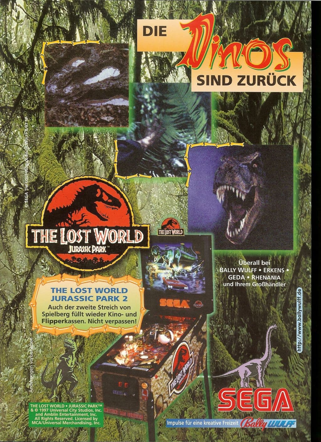 The Lost World Jurassic Park flyer 3
