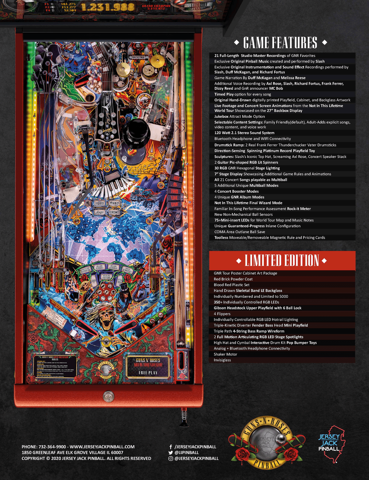 Guns N' Roses flyer 4