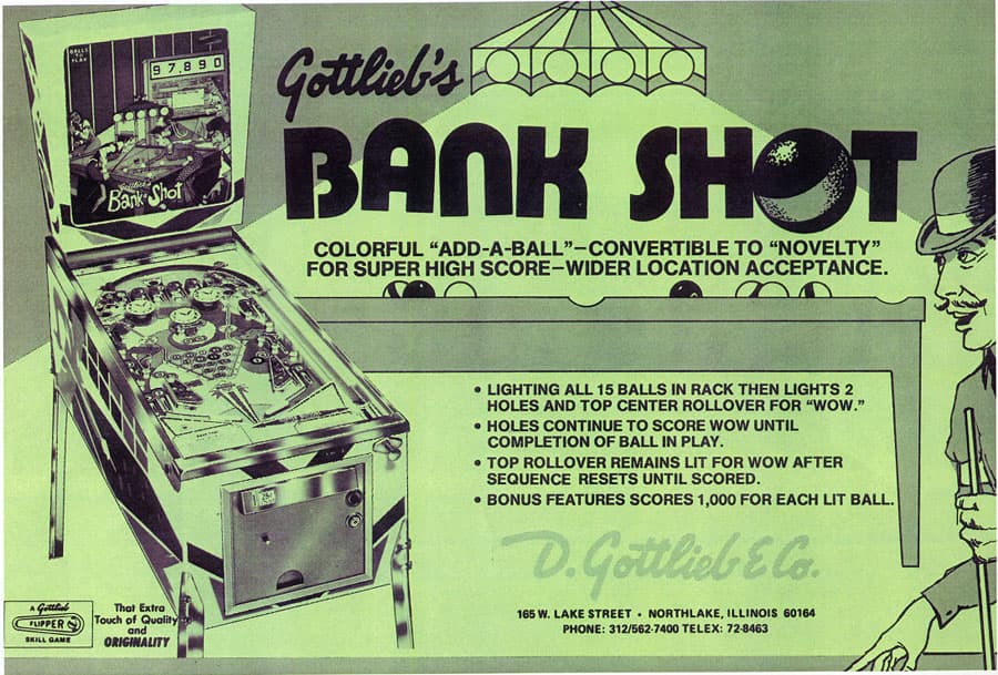 Bank Shot / Sure Shot flyer 2