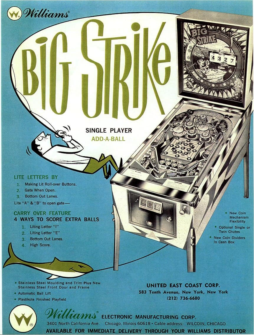 Hot Line / Big Strike flyer 2