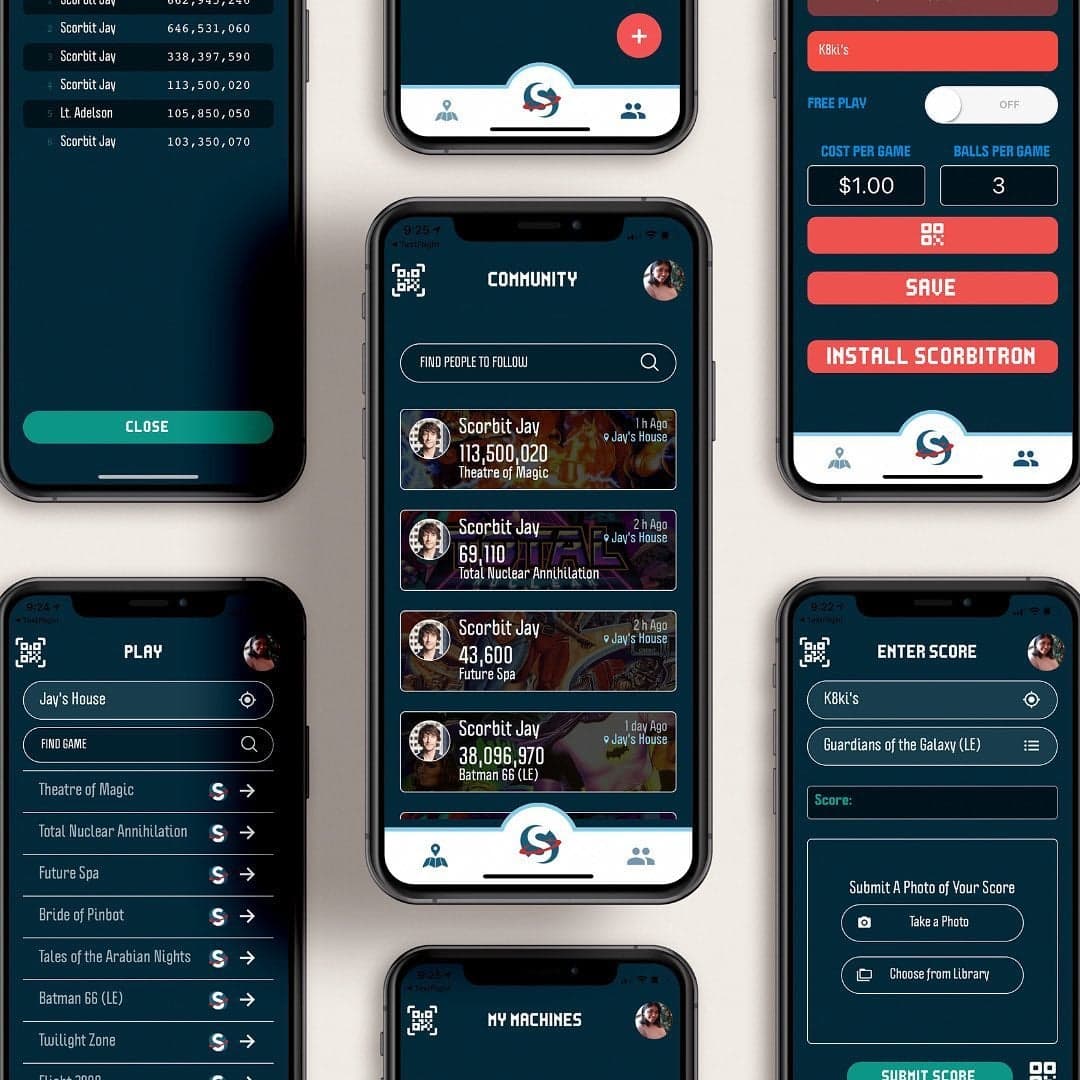 scorbit pinball app images