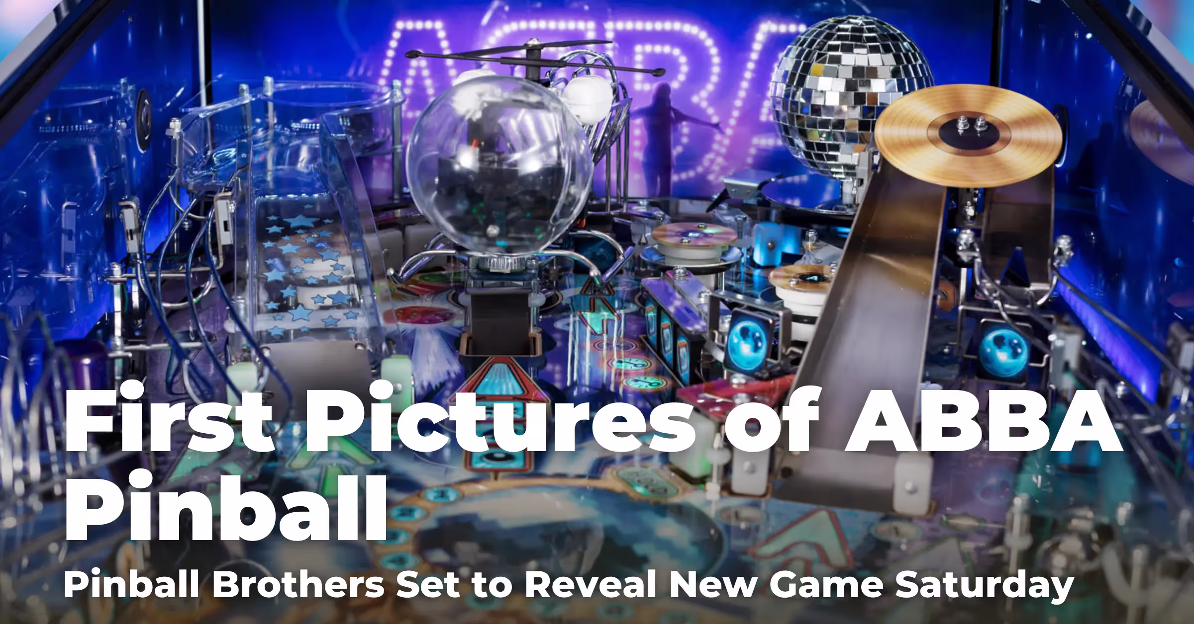 First Pictures of ABBA Pinball
