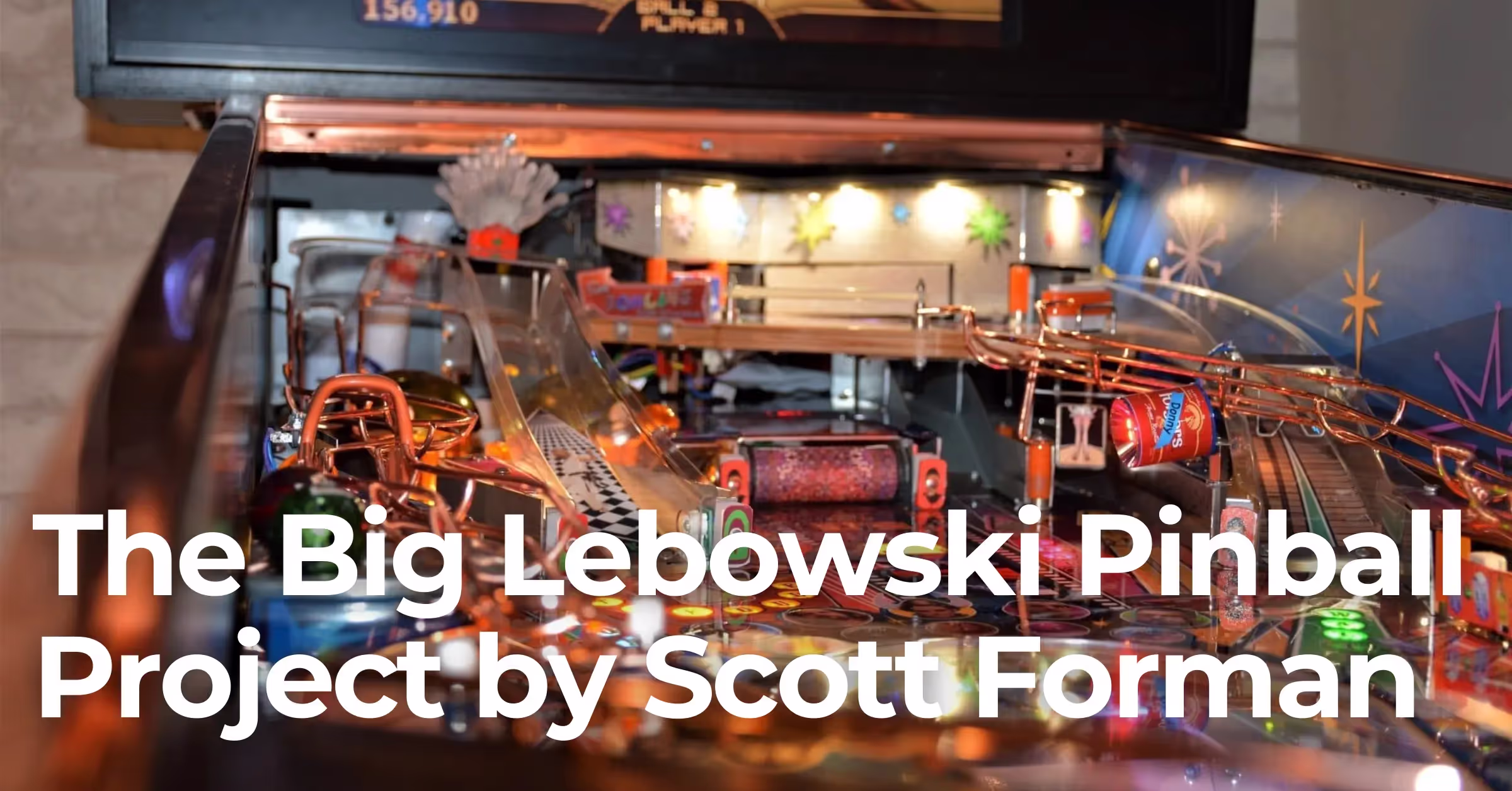 GUEST POST: The Big Lebowski Pinball Project by Scott Forman