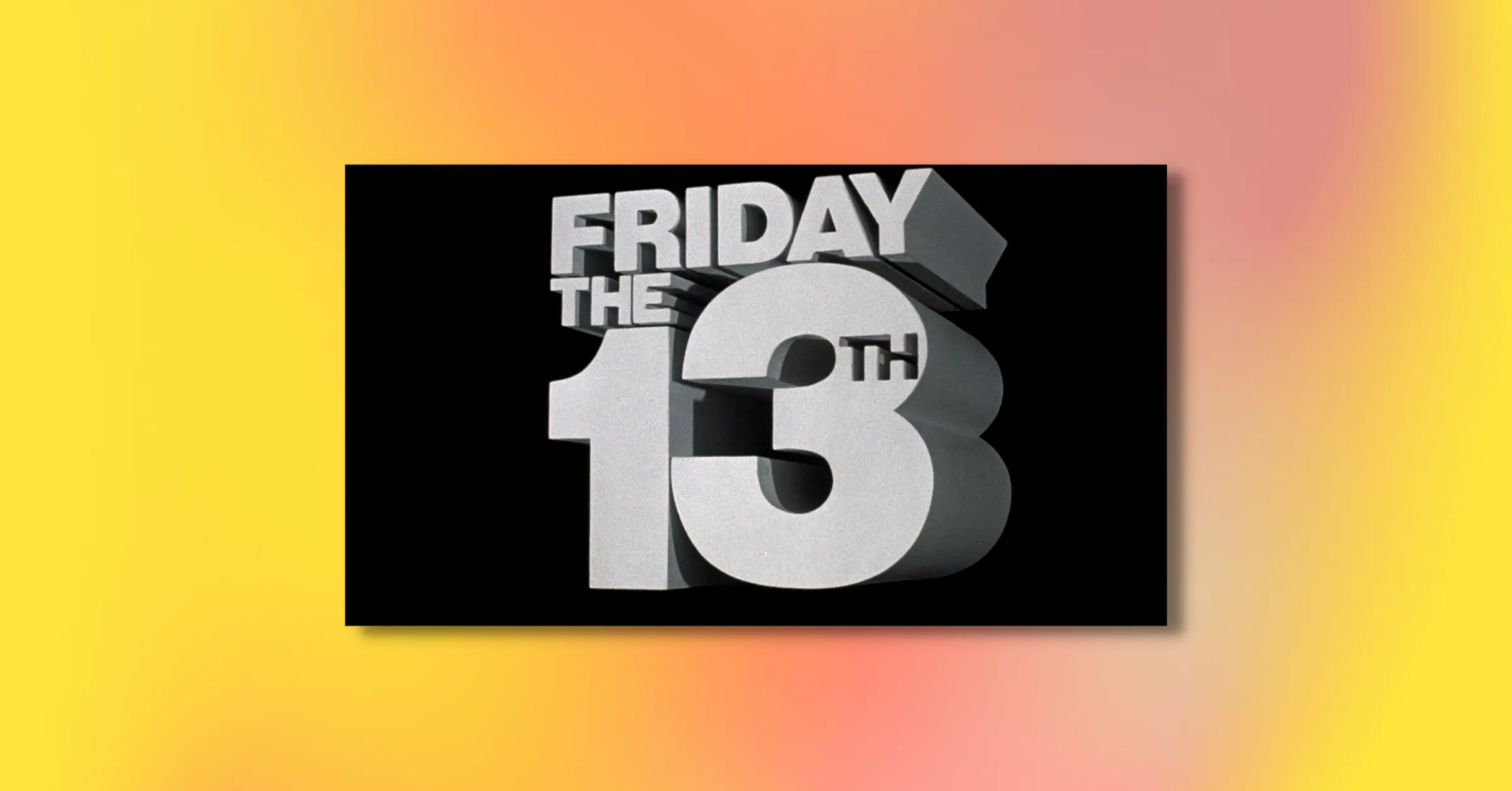 friday the 13th horror pinball machine
