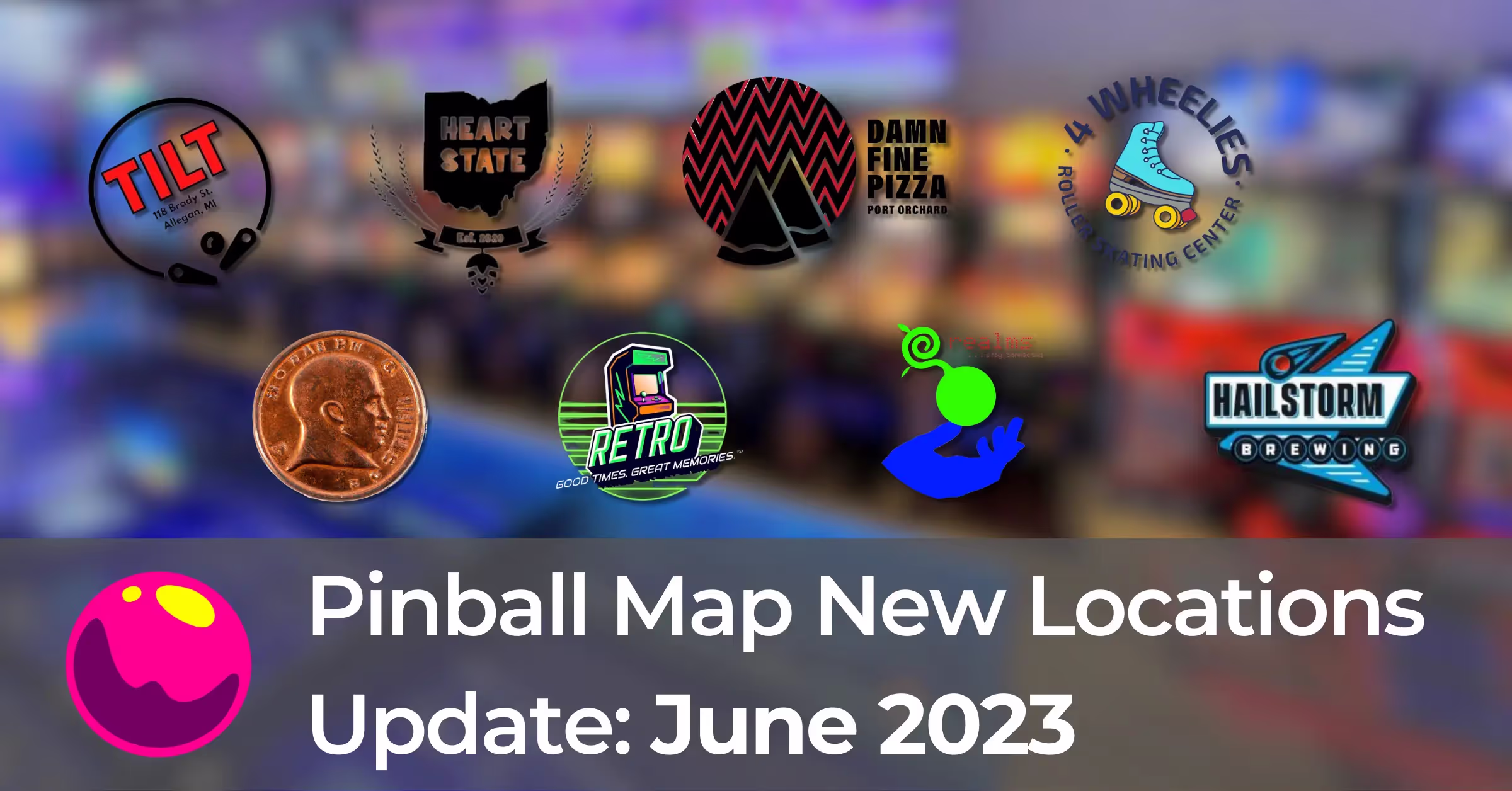 Pinball Map New Locations: June 2023