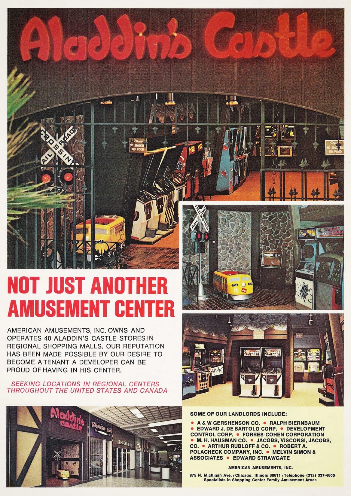 aladdin's castle arcade bally