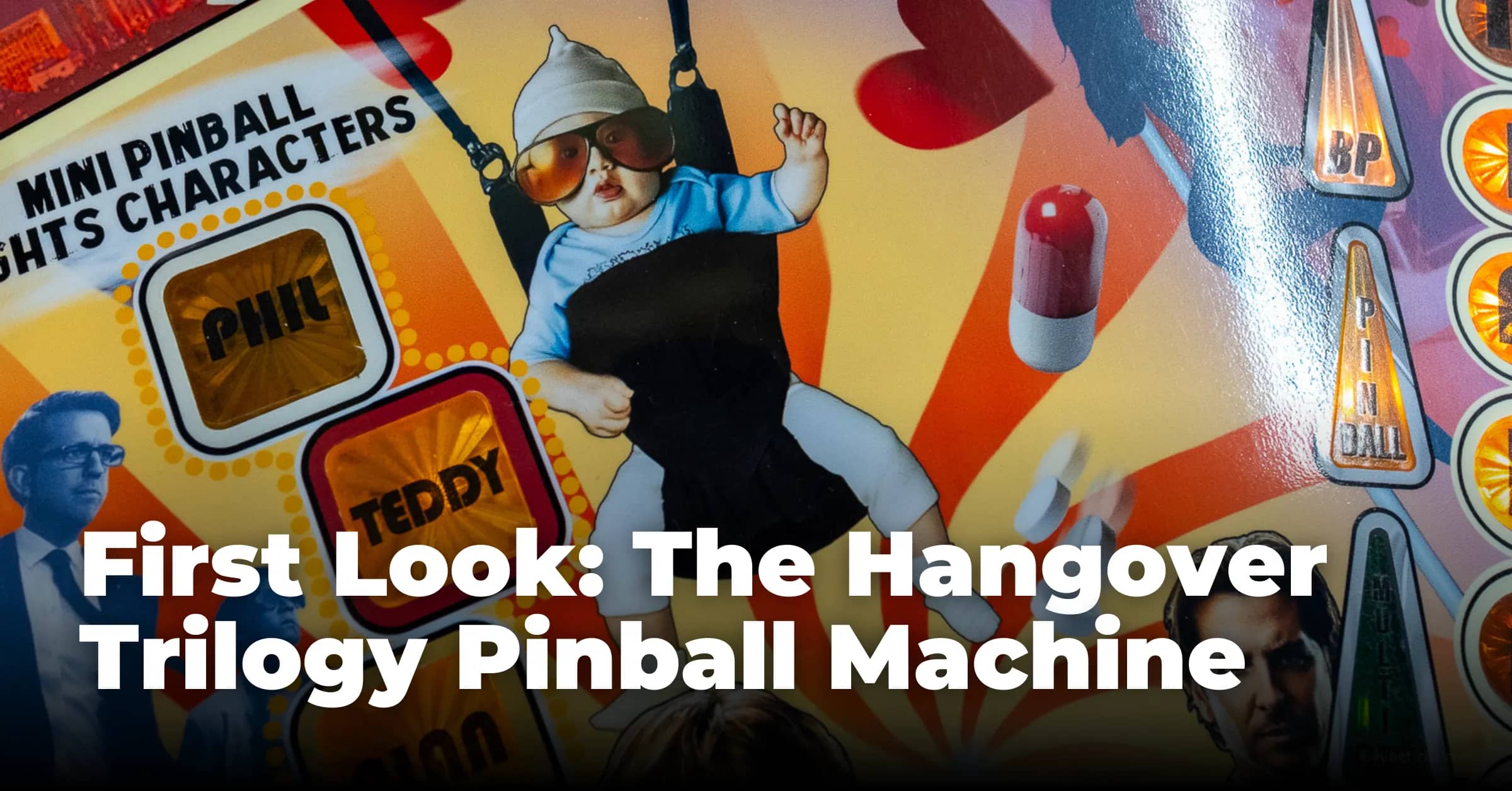 First Look: The Hangover Trilogy Pinball by Brian Soares and Reby Hardy